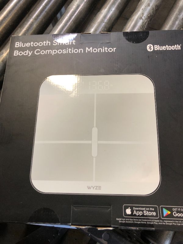 Photo 1 of Wyze Smart Scale X - FSA/HSA Eligible - Digital Bathroom Scale for Body Weight, BMI, Body Fat, Muscle Mass, Heart Rate Monitor | ITO Glass & LED Backlight | Batteries Included, 400 lbs (White)