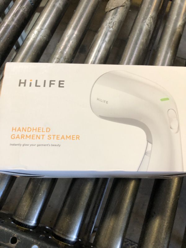 Photo 1 of HiLIFE Steamer for Clothes, Handheld Clothes Steamer with Large 300ml Tank, 1100W Clothing Steamer, Fabric Wrinkle Remover, Portable & Compact Travel Size Garment Steamer ONLY FOR 120V (White)