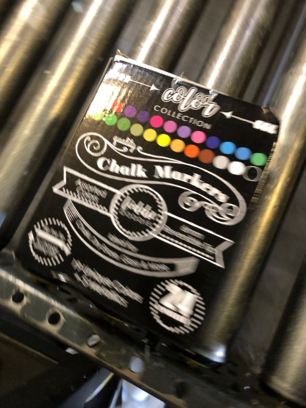 Photo 1 of Loddie Doddie Liquid Chalk Markers (24-Pack) - Dust-Free Erasable Pens for Windows, Glass, Chalkboard & Blackboard - 6mm Reversible Bullet & Chisel Tip