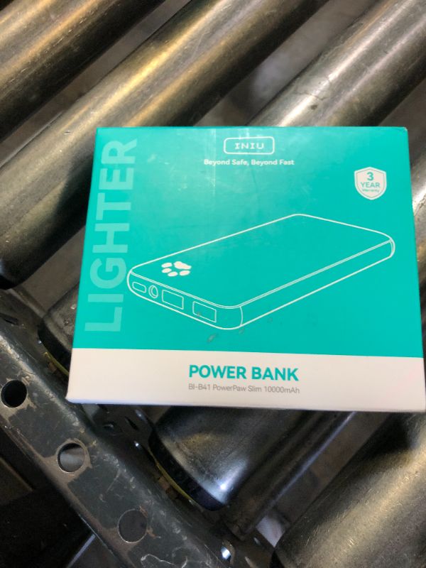 Photo 1 of INIU Portable Charger, Slimmest 10000mAh 5V/3A Power Bank, USB C in&out High-Speed Charging Battery Pack, External Phone Powerbank Compatible with iPhone 16 15 14 13 12 Samsung S22 S21 Google iPad etc