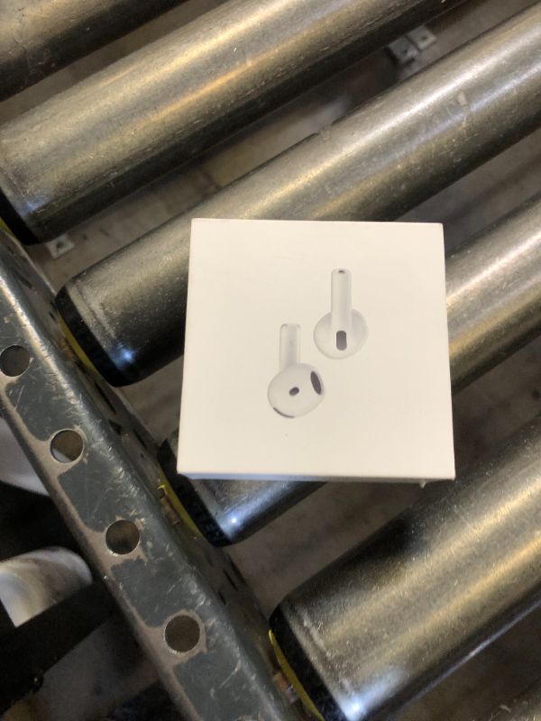 Photo 1 of Apple AirPods 4 Wireless Earbuds, Bluetooth Headphones, with Active Noise Cancellation, Adaptive Audio, Transparency Mode, Personalized Spatial Audio, USB-C Charging Case, Wireless Charging, H2 Chip