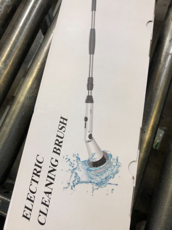 Photo 1 of Electric Spin Scrubber, 2024 New Bathroom Cleaner, Power Shower Cleaning Brush with Extendable Handle & 4 Brush Heads, Shower Scrubber for Bathtub Tile Grout Kitchen Window and Floor