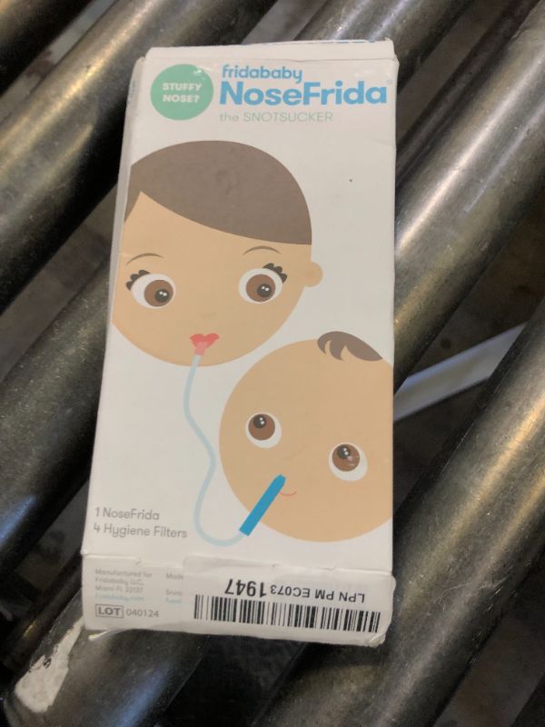 Photo 1 of Frida Baby NoseFrida SnotSucker for Baby, Nasal Aspirator for Baby, Nose Sucker Nasal Aspirator for Allergy Relief + Congestion Relief, FSA/HSA Eligible