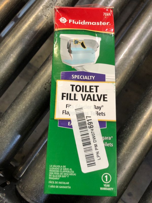 Photo 1 of Fluidmaster 703AP4 Specialty Toilet Fill Valve for Glacier Bay and Niagara Conservation Flapperless Toilets
