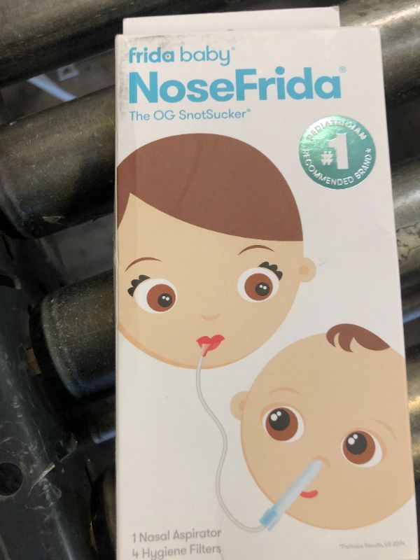 Photo 1 of Frida Baby NoseFrida SnotSucker for Baby, Nasal Aspirator for Baby, Nose Sucker Nasal Aspirator for Allergy Relief + Congestion Relief, FSA/HSA Eligible
