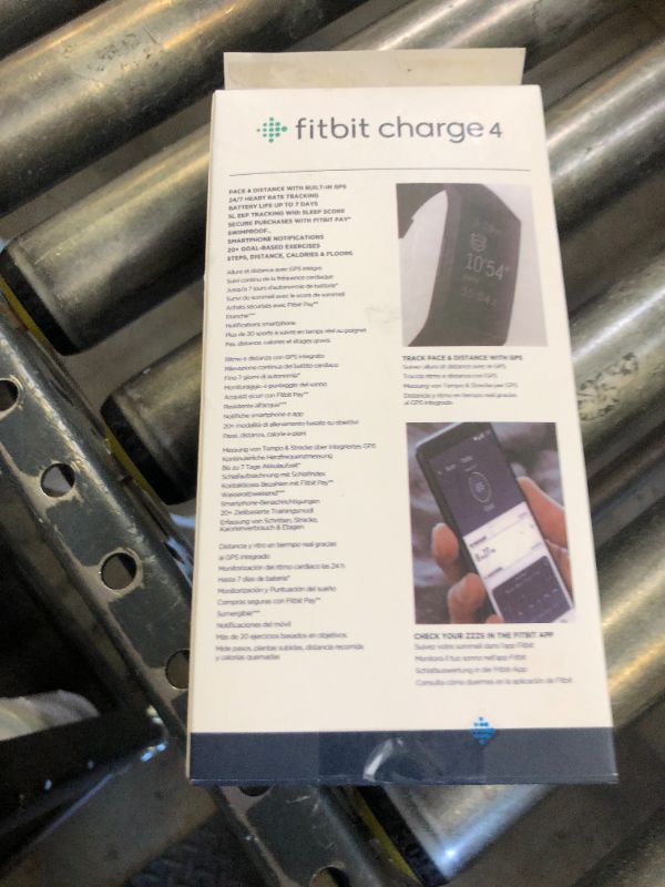 Photo 1 of Fitbit Charge 4 Fitness and Activity Tracker with Built-in GPS, Heart Rate, Sleep & Swim Tracking, Rosewood/Rosewood, One Size (S &L Bands Included)