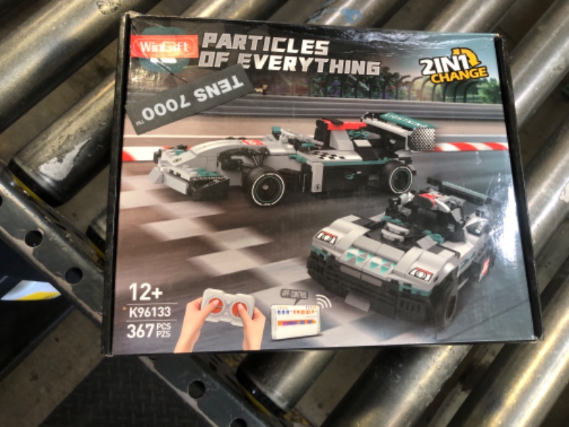 Photo 1 of WINGIFT STEM Building Toys for Kids,2 in 1 Remote Control Racing Car Building Set,DIY Engineering Construction Toy,Adult Collectible Model Car Set to Build,Birthday Gift for Boys Girls Ages 8-14+