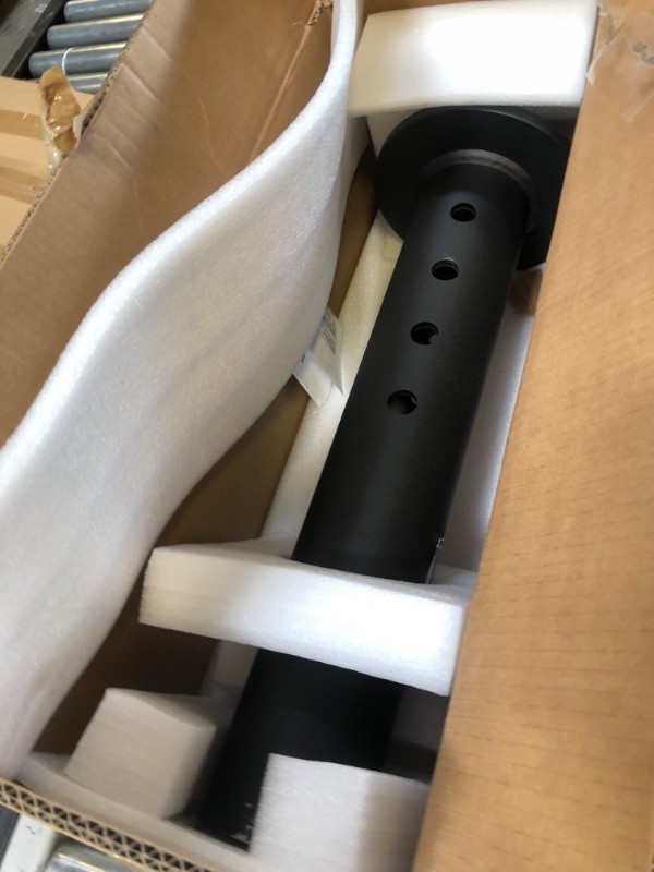 Photo 1 of NAKANEKO 5th Wheel to Gooseneck Kingpin Adapter,Fit for Semi-Tractor with 4" Round Tube,Campers,Trailers,Tractors,with 2" Kingpin,Gooseneck Adapter Attaches to 5th Wheel,Black Powder Coated