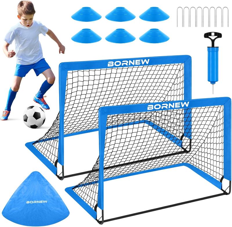Photo 1 of Kids Soccer Goal for Backyard Set