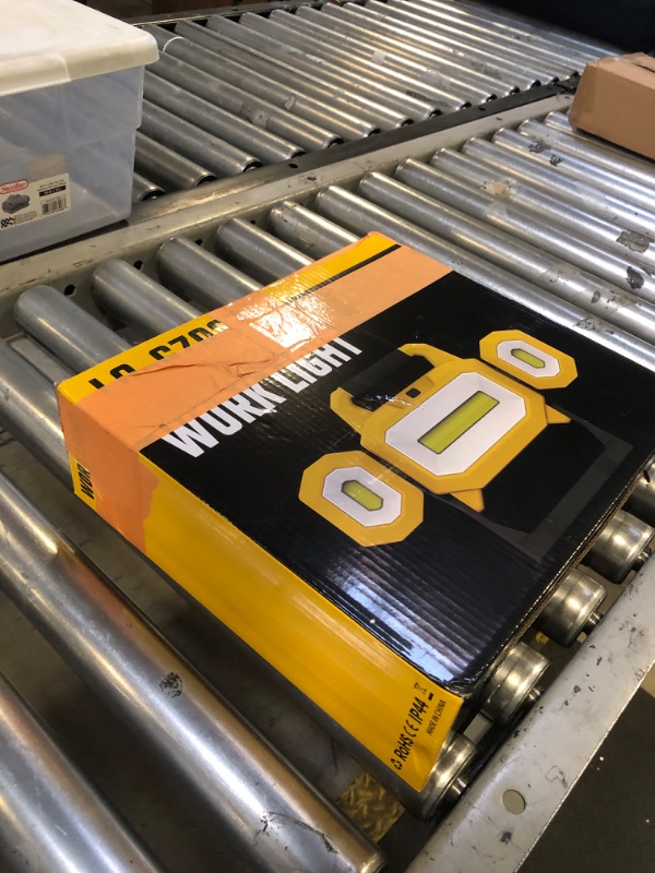 Photo 1 of Cordless 20V LED Work Light for DEWALT Battery, 6500LM 60W Job Site Lighting for Construction Site, Camping, Car Repairing, Fit Makita Milwaukee Battery(Tool Only)
