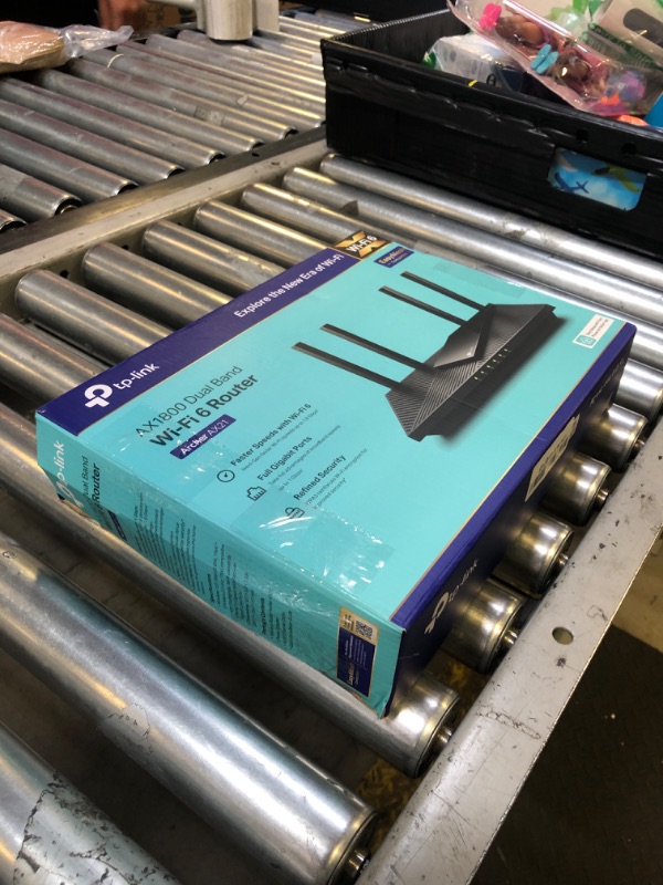 Photo 1 of TP-Link AX1800 WiFi 6 Router V4 (Archer AX21) – Dual Band Wireless Internet, Gigabit, Easy Mesh, Works with Alexa - A Certified for Humans Device