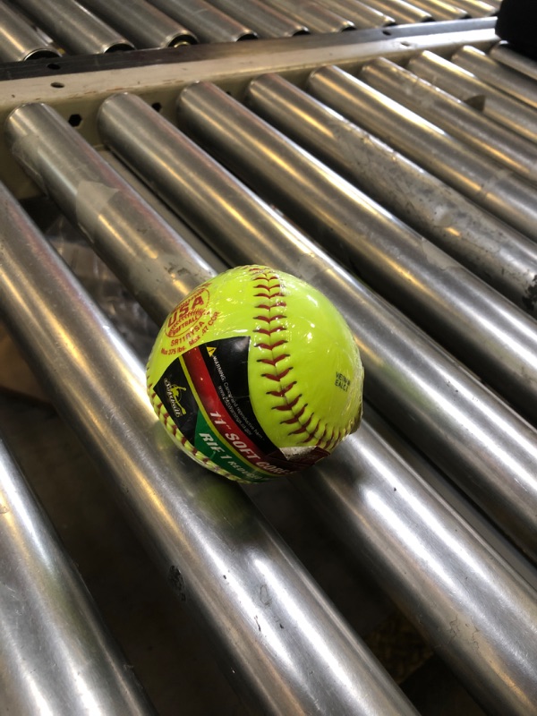 Photo 1 of Rawlings | Official RIF 1 Sof-Dot Fastpitch Softball | 11" ASA | SR11RYSA, 1 Count, Multicolor