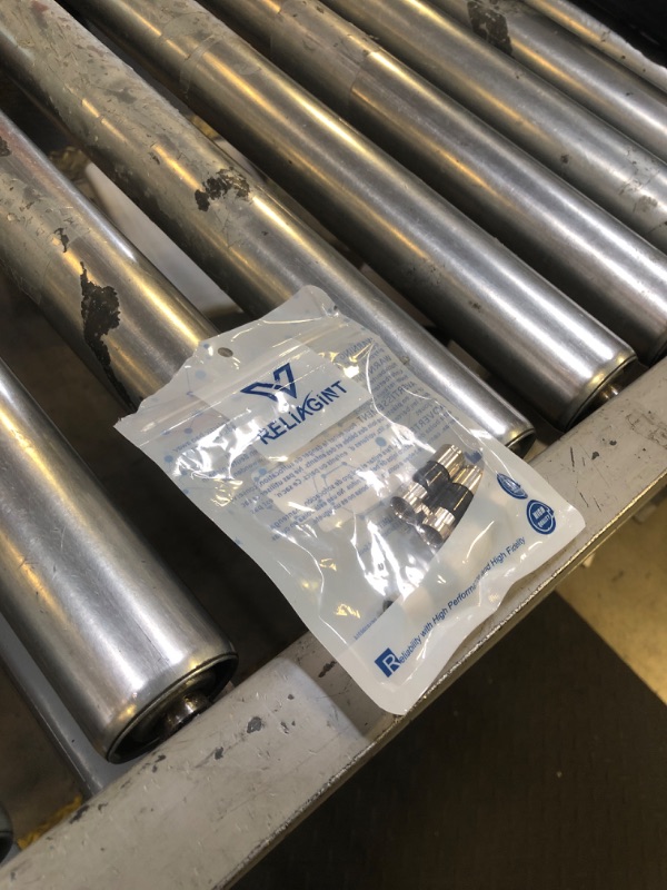 Photo 1 of RELIAGINT 5 Pack RG6 Coax Connectors, 75 Ohm F Connector, Weatherproof, Compatible with RG6 Dual, Tri, Quad Shield Cables