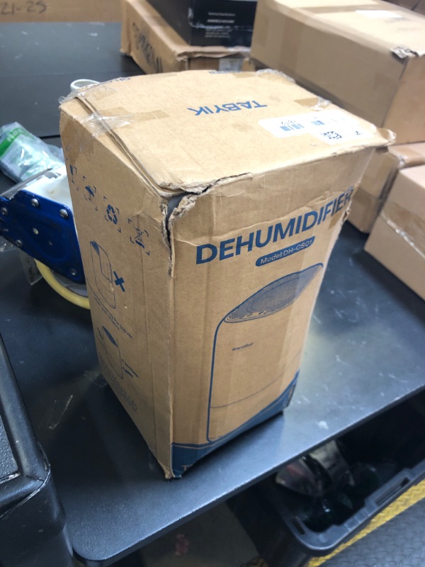 Photo 1 of Dehumidifier,TABYIK 35 OZ Small Dehumidifiers for Room for Home, Quiet with Auto Shut Off, Dehumidifiers for Bedroom (280 sq. ft), Bathroom, RV, Closet