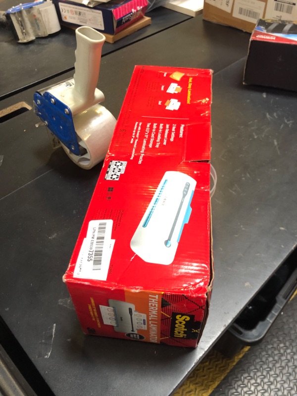Photo 1 of Scotch Brand PRO Thermal Laminator, Never Jam Technology Automatically Prevents Misfed Items, 2 Roller System, 9 inch (TL906)