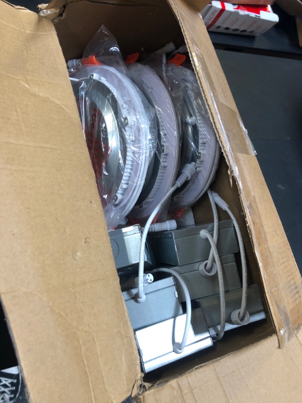 Photo 1 of CLOUDY BAY [12 Pack] 6inch Smart WiFi LED Recessed Lighting,RGBCW Color Changing, Compatible with Alexa and Google Home Assistant, No Hub Required,15W 950LM, 2700K-6500K,CRI90+ Wet Location