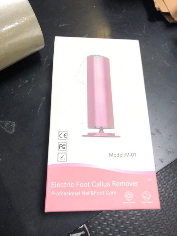 Photo 1 of Dermawave Electric Foot File Callus Remover for Feet, Professional Foot Scrubber Sander Grinder for Dead Skin Cracked Heel, Pedicure Tool with 60 Sandpaper Discs for Men & Women