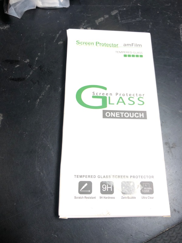 Photo 1 of amFilm Auto-Alignment OneTouch for iPhone 16 Pro Max [6.9''] privacy Screen Protector,Tempered Glass, 30 seconds Installation, Bubble Free, Case Friendly, Anti-Scratch [2Pack]