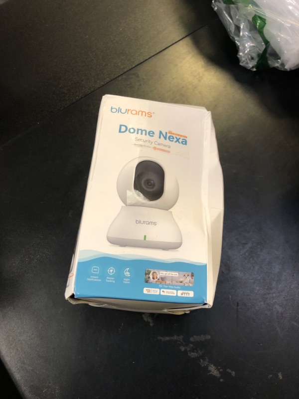 Photo 1 of blurams Indoor Security Camera, 5GHz/2.4GHz Dual-Band, 2K PZT Pet Camera with Phone App, 360° Cameras for Home Security, 2-Way Audio, Motion Tracking, Night Vision, Siren, Cloud&SD