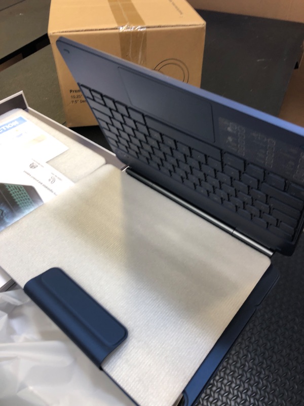 Photo 1 of typecase Keyboard Case for iPad Air 13(M3 2025 / M2 2024) and iPad Pro 12.9 (6th, 5th, 4th, 3rd Gen),Magic Keyboard, Easy-Set Magnetic Stand,Multi-Touch Trackpad, 11 Colors Backlight,Navy Blue