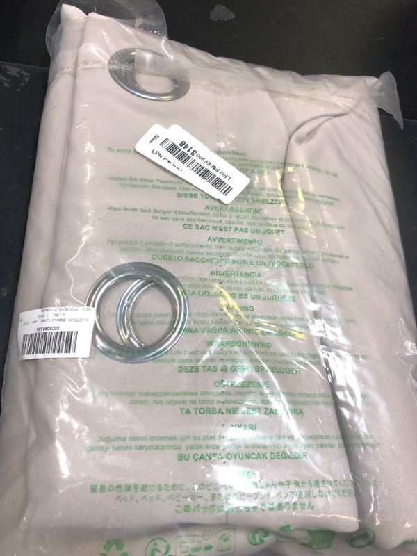 Photo 1 of NICETOWN Blackout Curtain for Patio Sliding Door - Grommet Extra Wide Sliding Door Curtains Room Darkening Weighted Drape for Living Room/Patio (Natural, W100 x L84, 1 Panel)