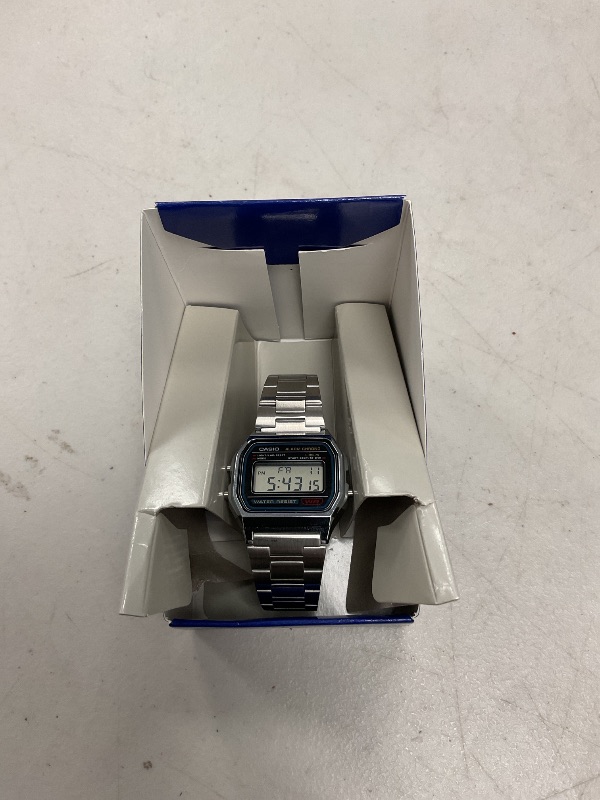 Photo 2 of Casio Men's Vintage A158WA-1 Water Resistant Digital Watch