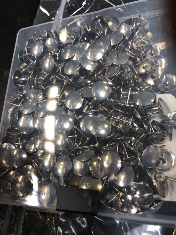 Photo 1 of Mr. Pen Thumb Tack, Flat Push Pins, Silver Thumb Tacks, 500 Pack
