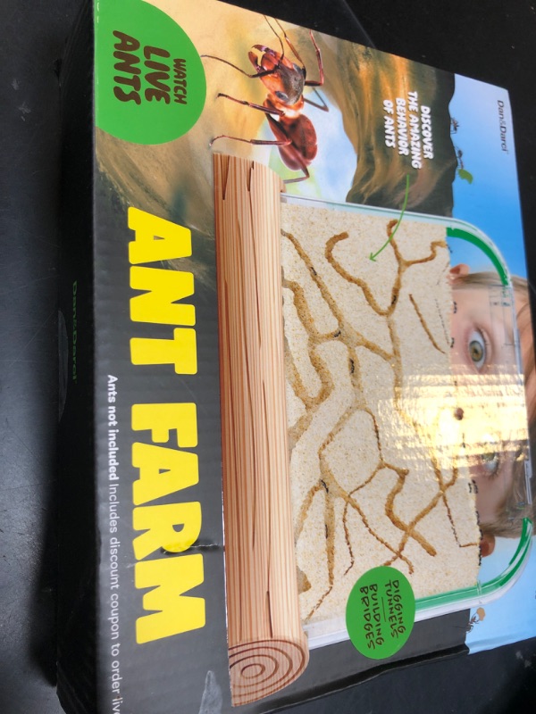 Photo 1 of Ant Farm Kit for Kids - Farms Colony - Includes Ants Voucher - Sand Habitat Kits - Bug Terrarium House - Educational Science Gifts for Kid - Nature Learning Toys for Boys, Girls & Adults