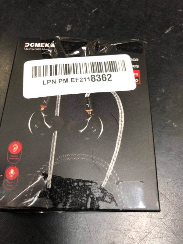 Photo 1 of DCMEKA in Ear Monitor Headphones, HiFi Stereo IEM Earphones, Dynamic Dual Driver Wired Earbuds with Detachable Cable, Noise Canceling Headset for Singers Musicians Drummers Audiophile (Wood Grain)