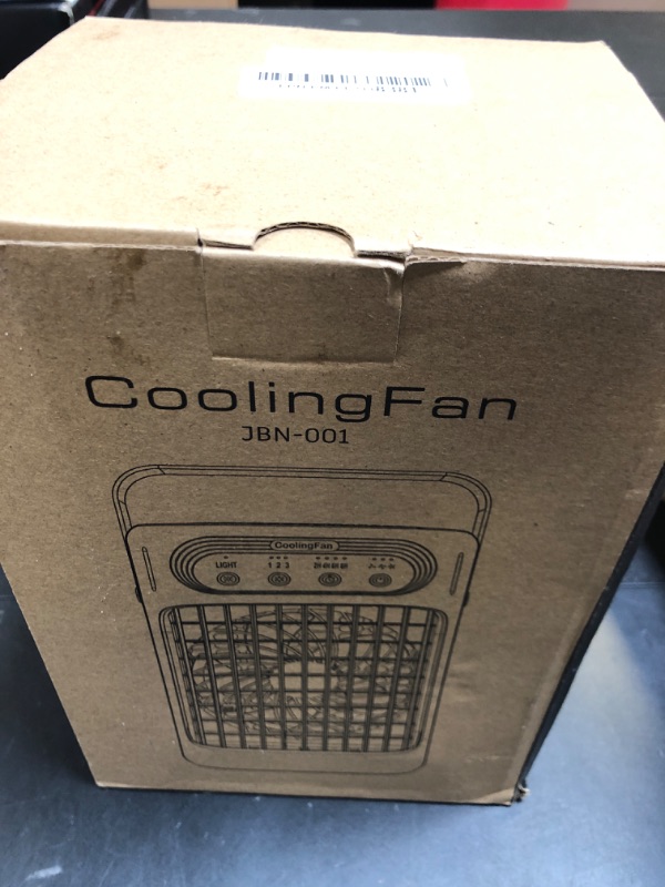 Photo 1 of Small Portable Air Conditioner, LEAEYFE 3 Higher Speeds With 800ml Extra Large Water Tank, 120° Oscillating Mini Cooler Works Within 9 Feet, 2/8 Hour Timer,For Desk, Home, bed and Living Room