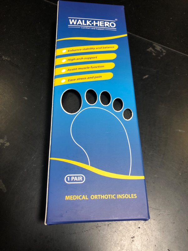 Photo 1 of Inserts Relieve Plantar Fasciitis - Flat Feet Insoles Arch Supports, Orthotic Insoles for Foot Pain Arch Pain Reduce Muscle Fatigue Absorb Shock (Mens 5-5 1/2 | Womens 7-7 1/2)