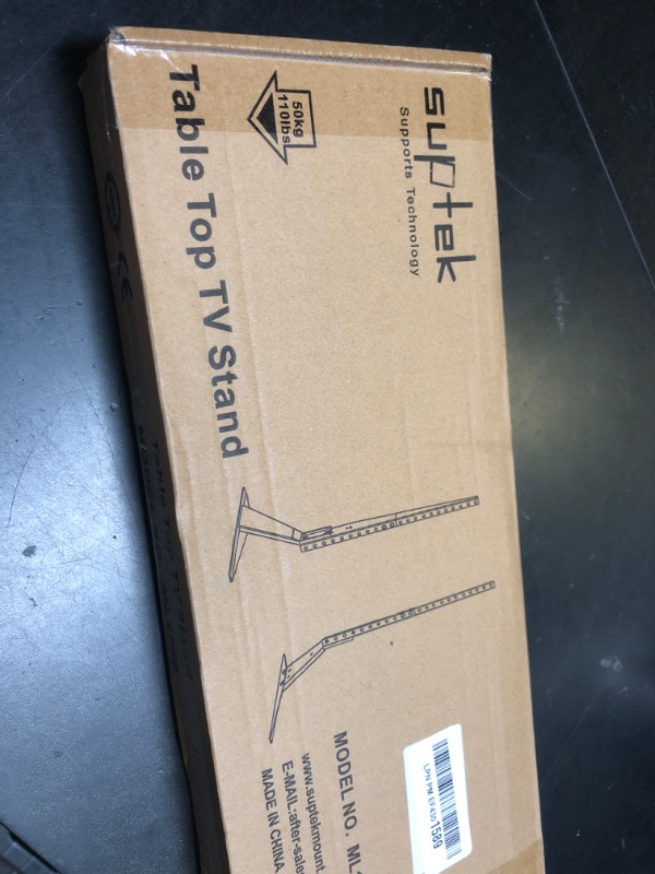 Photo 1 of Suptek Universal TV Stand Table Top Replacement TV Legs for 22-65 inches LCD Flat&Curved Screen TV, Max VESA up to 800x400mm Support 110lbs