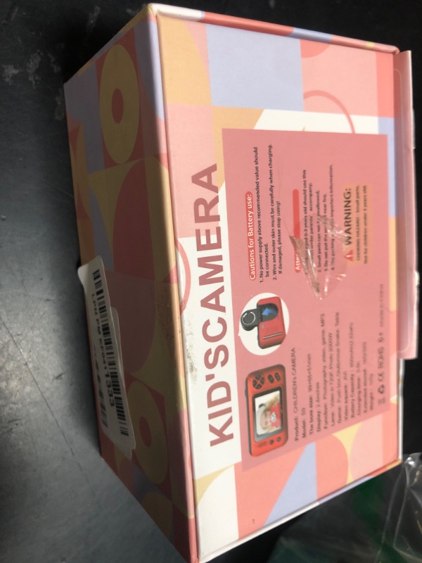 Photo 1 of Kids Camera Girls Boys, 48MP Dual Lens Camera Children Video Camera with 32GB Card,Christmas Birthday Gifts for Girls Boys Age 3 4 5 6 7 8 9 10,1080P Digital Toddler Toys Camera Red