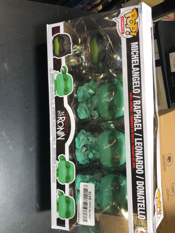 Photo 1 of Funko Pop Comics: Teenage Mutant Ninja Turtles (TMNT) The Last Ronin- Michelangelo - Brothers, 4-Pack - TMNT Comics - Amazon Exclusive - Collectable Vinyl Figure - Gift Idea - Official Merchandise