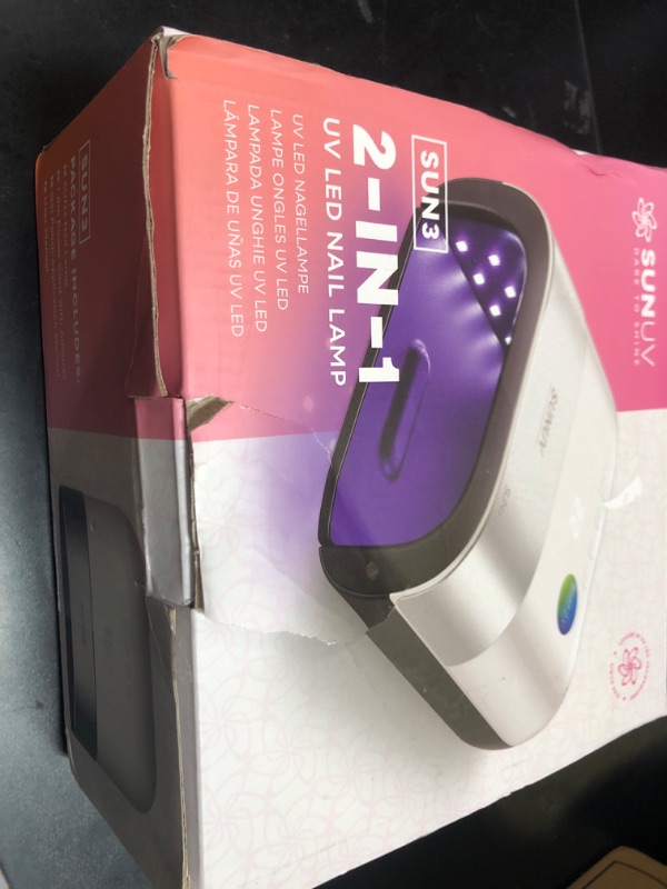 Photo 1 of SUNUV SUN3 Professional UV Light for Gel Nails, LED Nail Lamp for Gel Polish with 4-Timer and Sensor, 39 PCS LED Beads, UV Dryer for Salon Home Gift for Woman Mom Girl