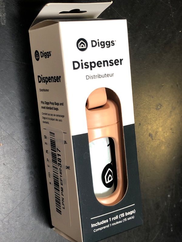 Photo 1 of Pink Doggy Poo Bag Dispenser comes With 15 Bags 