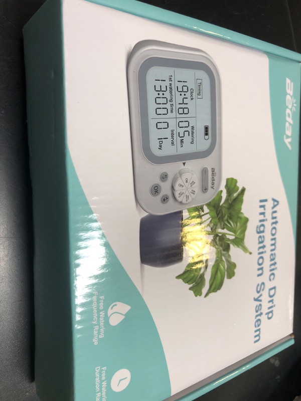 Photo 1 of Automatic Plant Waterer Indoor Self Watering System for 15 Potted Plants, Auto Drip Irrigation Kit Programmable Water Timer with Smart Humidity Detection