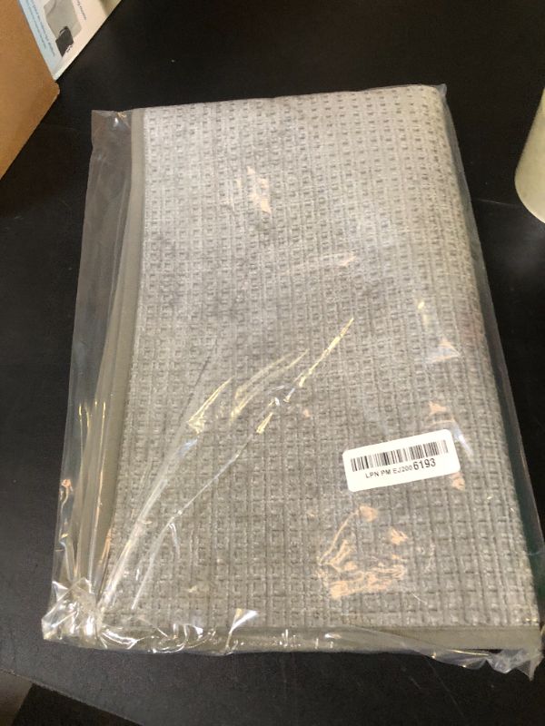 Photo 1 of Tyrot Kitchen Rugs and Mats Non Slip Washable Kitchen Rugs Non Skid Rubber Kitchen Mats for Floor Absorbent Kitchen Floor Mat Standing Mat for Kitchen, Front of Sink, Entrance, Laundry, 20"x32", Grey