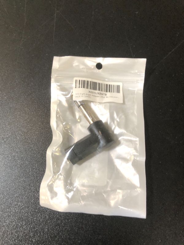 Photo 1 of Oxsubor 1/4 Inch TRS to 3.5mm Right Angle Adapter,6.35mm Male to 3.5mm Female 90 Degree Stereo Headphone Audio Adaptor Converter Connector (1/4'' TRS Right Angle Adapter (2PCS)
