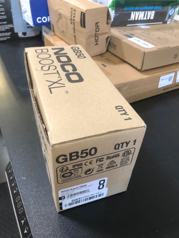 Photo 1 of NOCO Boost GB50: 1500A UltraSafe Jump Starter – 12V Lithium Battery Booster Pack, Portable Jump Box, Power Bank & Jumper Cables - for 7.0L Gas and 4.5L Diesel Engines