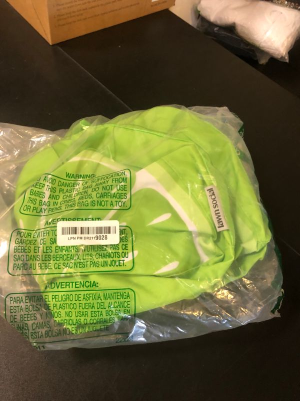 Photo 1 of Lawn Social Umbrella Base Weight Bag, Round Heavy Duty Sand Bags for Cantilever Patio Umbrella, Universal Fit for Any Offset Design, Stabilize and Secure Umbrella (Green)