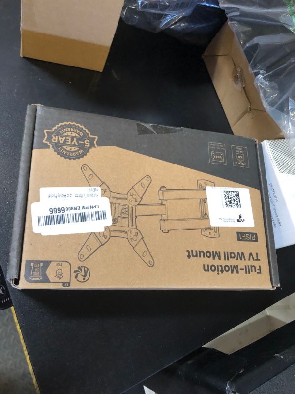 Photo 1 of Pipishell Full Motion TV Monitor Wall Mount Bracket Swivel Tilt Extension Rotation for Echo Show 21/15 and Most 13-42 Inch LED LCD Flat Curved Screen TVs & Monitors, Max VESA 200x200mm up to 44lbs