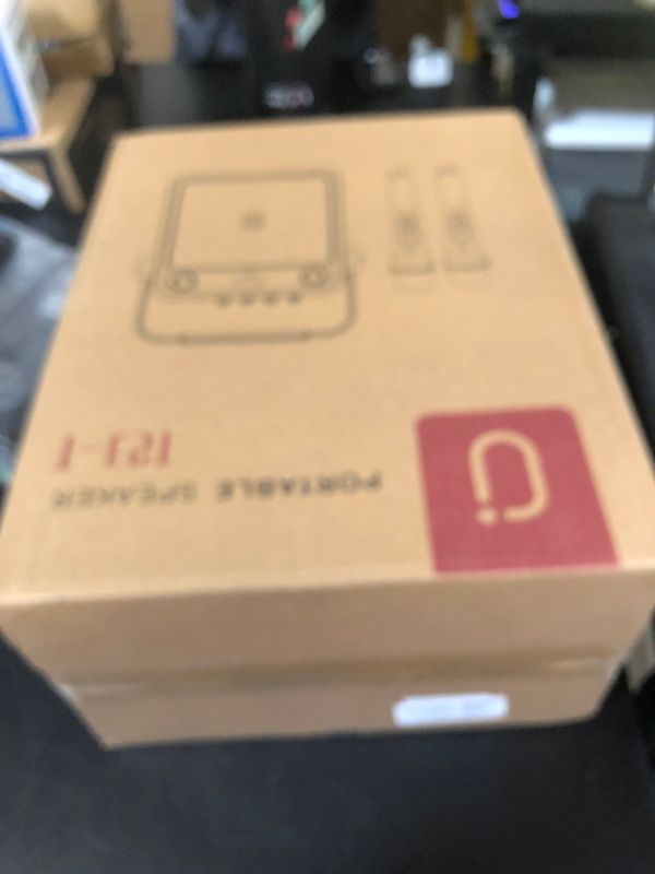 Photo 1 of Karaoke Machine with 2 Wireless Microphones, Portable Bluetooth Karaoke Speaker for Adults & Kids, Karaoke Microphone with PA System, Bass/Treble Adjustment, Light for Home Party, Support USB/TF/AUX