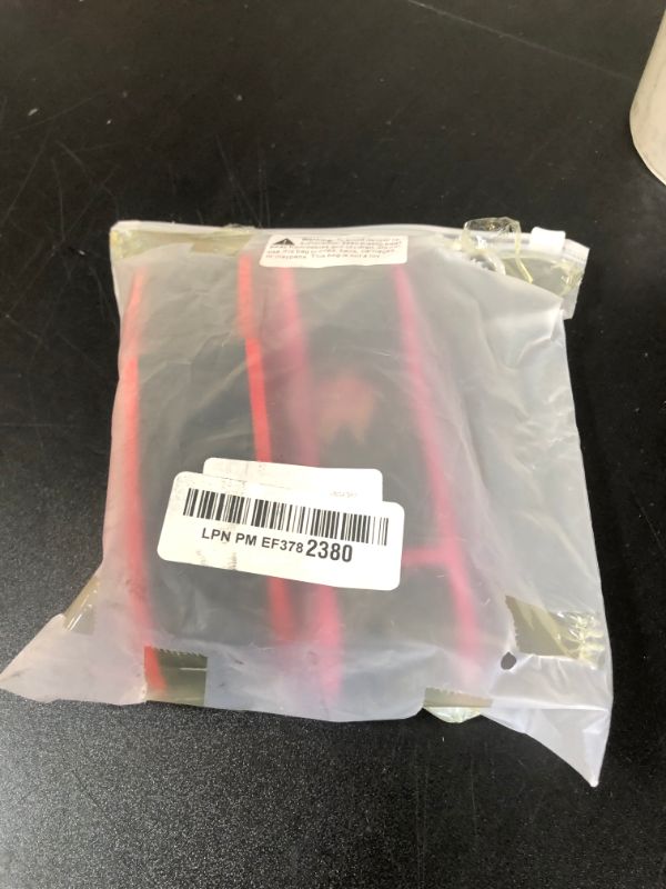 Photo 1 of Yoga Elastic Stretch Resistance Bands (2 Pieces) - 8 Independent Rings for Yoga, Physiotherapy, Pilates, Dance, Gymnastics, Etc (Red, Pink)