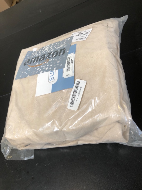 Photo 1 of SureFit Ultimate Stretch Suede Wingback Chair Slipcover, Two-Piece Recliner Cover for Wingback Chair and Footrest, Elastic Bottom for A Snug Fit, Machine Washable, Cement Beige Recliner Chair Cover