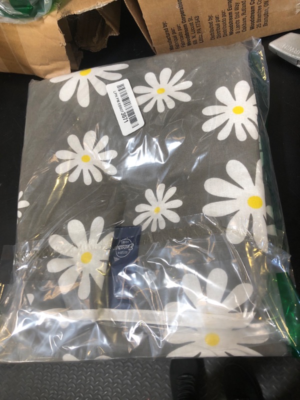 Photo 1 of Encasa XO Ironing Board Cover and Pad 42"x14" - Thick 3mm Felt Padding, Drawstring Tightening & Lock, Easy Fit, Scorch & Stain Resistant, Fits Medium Ironing Board - Daisy Grey