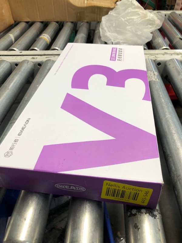 Photo 1 of EWEADN V3 Wireless Keyboard and Mouse with Single Backlit, Metal Panel, Bluetooth/2.4G Rechargeable Computer Keyboard and Mouse Combo Silent Light up Full Size Cute Keyboards-White