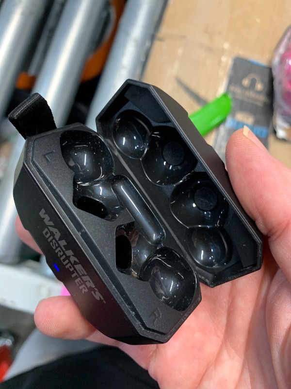 Photo 1 of (CASE ONLY) (PARTS) (NOT A COMPLETE SET) Walker's Disrupter Bluetooth Earbuds - Hunting Range Shooting Active Lifestyle Ear Protection Hearing Enhancement Noise-Cancelling Rechargeable Wireless Electronic Earbuds
***ONE EARBUD ONLY***