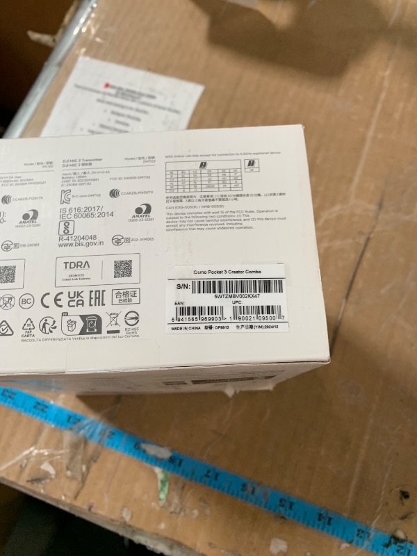 Photo 1 of DJI Osmo Pocket 3 Creator Combo, Vlogging Camera with 1'' CMOS, 4K/120fps Video, 3-Axis Stabilization, Face/Object Tracking, Fast Focusing, Mic Included for Clear Sound, Digital Camera for Photography