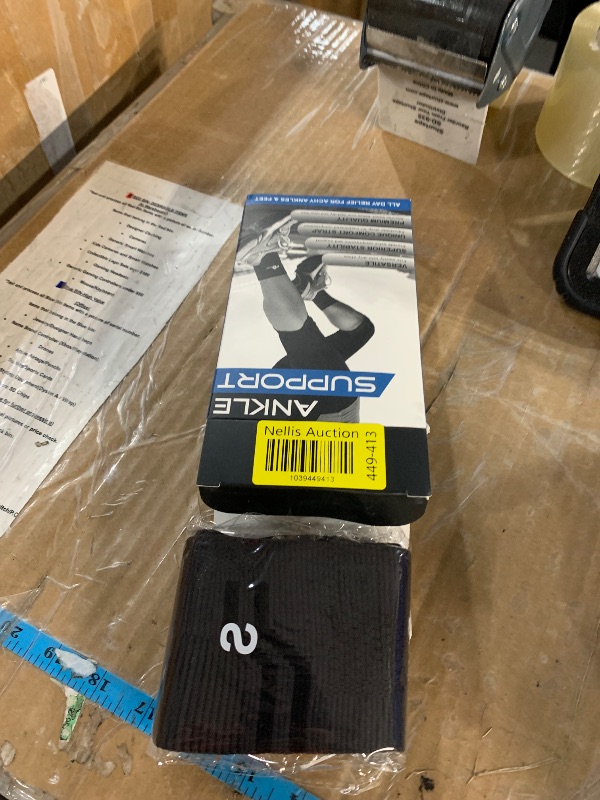 Photo 1 of ABIRAM Ankle Brace, Ankle Compression Sleeve, Foot Sleeve (1 Pair) with Strap, Ankle Support for Sprained Foot, Plantar Fasciitis Relief Socks, Achilles Tendonitis, Women & Men, S